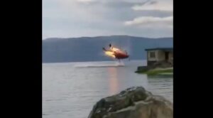 Video – Yangın Söndürme Helikopteri Böyle Düştü