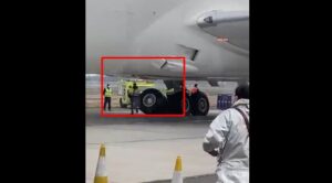 Boeing 787’nin İniş Takımı Kırıldı