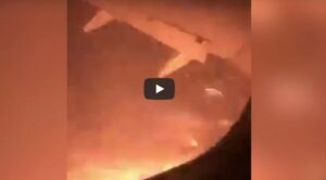 Video – İniş Takım Lastikleri Alev Aldı