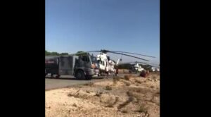 Yangın Söndürme Helikopterleri Yakıt İkmali Yapıyor