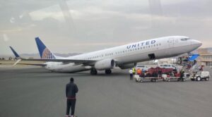 United Uçağı “Şaha Kalktı”